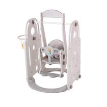 Playground Infantil Balanço E Basquete 2 Em 1 Urso Freso Cinza Playground Infantil Balanço E Basquete 2 Em 1 Urso Freso Cinza