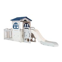 Playground Infantil Casinha Urso Freso com Escorregador Brinquedo para Crianças Playground Infantil Casinha Urso Freso com Escorregador Brinquedo para Crianças