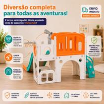 Playground Infantil Parquinho Freso Baby Mini Mundo Com Escorregador Playground Infantil Parquinho Freso Baby Mini Mundo Com Escorregador