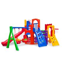 Playground Multiplay Petit + Play House + Kit Fly Duplo - Freso