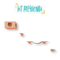 Playground p/ Gatos (Kit Premium Artesanal) + Nicho / Toca