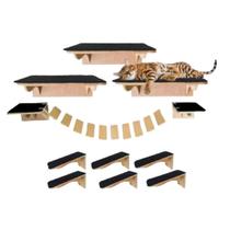 Playground Para Gato 10 Pcs Ponte Prateleira Degrau