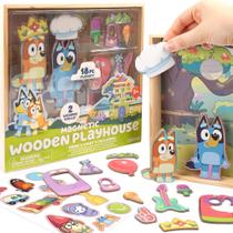 Playhouse Horizon Group USA Bluey Magnetic Wooden 18 peças Playhouse Horizon Group USA Bluey Magnetic Wooden 18 peças