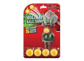 Playmaker Toys Holiday Ball Shooter com 5 bolas de espuma Playmaker Toys Holiday Ball Shooter com 5 bolas de espuma