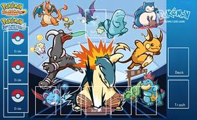Playmat e/ou Mouse Pad Gamer Pokémon Card Game Trading c/ marcação