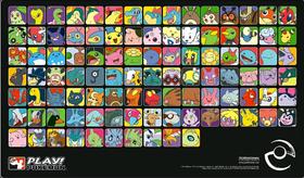 Playmat E/ou Mouse Pad Gamer Pokémon Pokedex (58cm x 30cm)