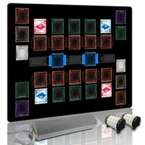 Playmat Extalas costurado para Yugioh Master Rule para 2 jogadores Playmat Extalas costurado para Yugioh Master Rule para 2 jogadores