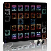 Playmat Extalas costurado para Yugioh para 2 jogadores com acessórios Playmat Extalas costurado para Yugioh para 2 jogadores com acessórios