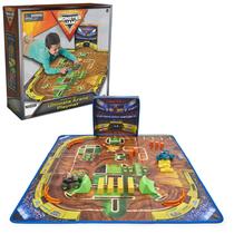 Playmat & Storage Monster Jam Ultimate Arena com 2 caminhões Playmat & Storage Monster Jam Ultimate Arena com 2 caminhões