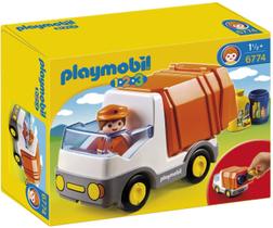 PLAYMOBIL 1.2.3 Caminhão de Reciclagem, Embalagem Padrão