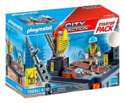 Playmobil Action Starter Pack - Canteiro De Obras 60 peças