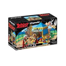 Playmobil - astérix - tenda líder com generais - 71015