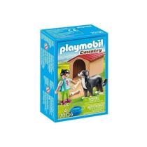 Playmobil Cachorro Com Casinha Country 7 Pecas +4 Anos Sunny