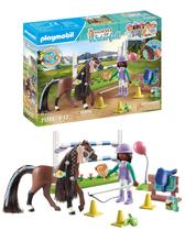 Playmobil Cavalos da Arena de Salto Cachoeira com Zoe e Blaze
