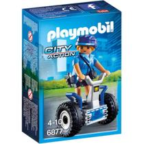 Playmobil - city action - policial feminina com segway - 6877 - Sunny Brinquedos