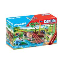 Playmobil - city life - aventura no parque com barco - 70741
