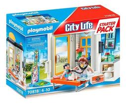 Playmobil City Life Starter Pack - Consultorio Pediatra 57 peças