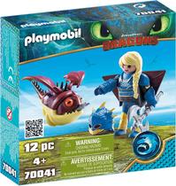 PLAYMOBIL Como Treinar seu Dragão III Astrid com Hobgobbler