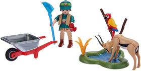 Playmobil - Conjunto de Presentes do Zoológico de Diversão em Família