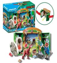 Playmobil Dinos - Box Explorador De Dinossauros 59 Pçs 70507