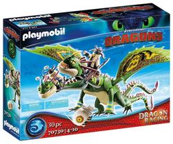 Playmobil Dragon Racing - Ruffnut e Tuffnut com Efeito de Vômito e Arroto