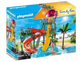 Playmobil - family fun - aqua park com escorregadores - 70609