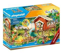 Playmobil Family Fun Aventura Na Casa Da Árvore - Fogueira C/ luz 101 peças