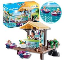 Playmobil Family Fun Quiosque Da Praia Com Pedalinho 91 peças - Sunny