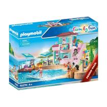 Playmobil - family fun - sorveteria a beira-mar - 70279