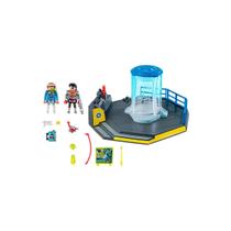 Playmobil Galaxy Police Set - Prisão e Robô Escorpião
