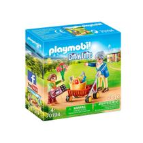 Playmobil Grandma com Rollator - Brinquedo para Crianças a partir de 4 Anos