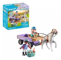 Playmobil Horses Of Waterfall Carruagem Caroça Com Ponei 33 peças Playmobil Horses Of Waterfall Carruagem Caroça Com Ponei 33 peças