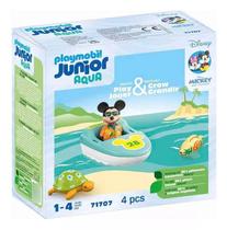 Playmobil Junior Aqua Disney Tour De Barco Com O Mickey 4 peças