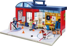 Playmobil NHL Take Along Arena com 3 bonecos e acessórios Playmobil NHL Take Along Arena com 3 bonecos e acessórios