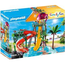 Playmobil Parque Aquático Com Escorregadores 70609 Playmobil