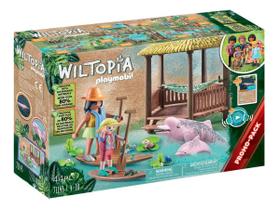 Playmobil - Passeio De Remo Com Golfinhos - Wiltopia 71143