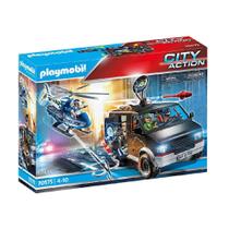 Playmobil Perseguição Policial com Helicóptero 70575 - SUNNY