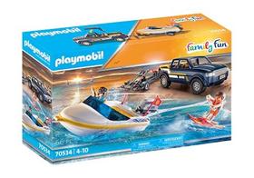 PLAYMOBIL Pick-Up com lancha