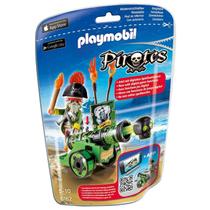 Playmobil Piratas Soft Bags Com Canhao Verde Da Sunny 6162