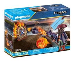 Playmobil Pirates - Pirata Com Canhão 19 peças Playmobil Pirates - Pirata Com Canhão 19 peças