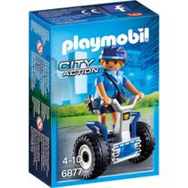 Playmobil - Polícia Feminina Com Segway 6877 - 1681 Sunny