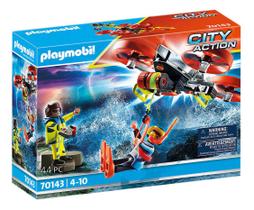 Playmobil Resgate Mergulhador Com Drone City Action 70143