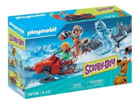 Playmobil Scooby Doo Aventura Com Fantasma 46 Peças 70706