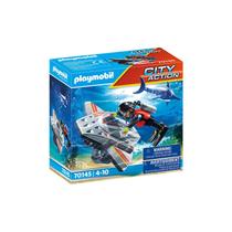 Playmobil Scooter de Mergulho - City Action - 70145 Playmobil Scooter de Mergulho - City Action - 70145