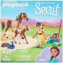 Playmobil Spirit - Pru com Cavalo e Potro 70122