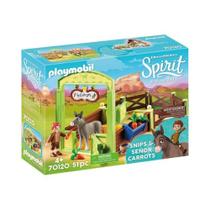 Playmobil(Spirit) - Snips and Señor Carrots com estábulo /2442 - SUNNY