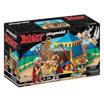 Playmobil - Tenda do Lider com Generais - Asterix - 71015 - Sunny Brinquedos