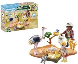 Playmobil WILTOPIA - Cuidadores de Avestruz Playmobil WILTOPIA - Cuidadores de Avestruz