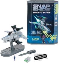 PlayMonster Snap Ships Lance SV-51 Scout - Brinquedo de Construção para Construção Personalizada e Jogo de Batalha - Idades 8+