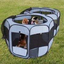 Playpen EighteenTek 2 em 1 x Large para cães e gatos 90x45x28 cm